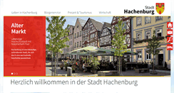 Desktop Screenshot of hachenburg.de